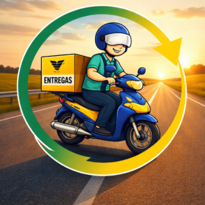 Formação para Transporte de Mercadorias (FRETE) - uso de motocicleta - Motofretista