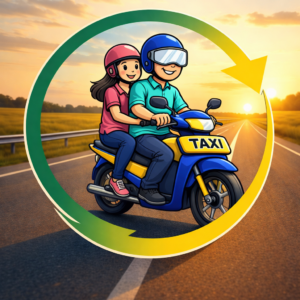 Formação para Transporte de Passageiros – uso de motocicleta - Mototaxista